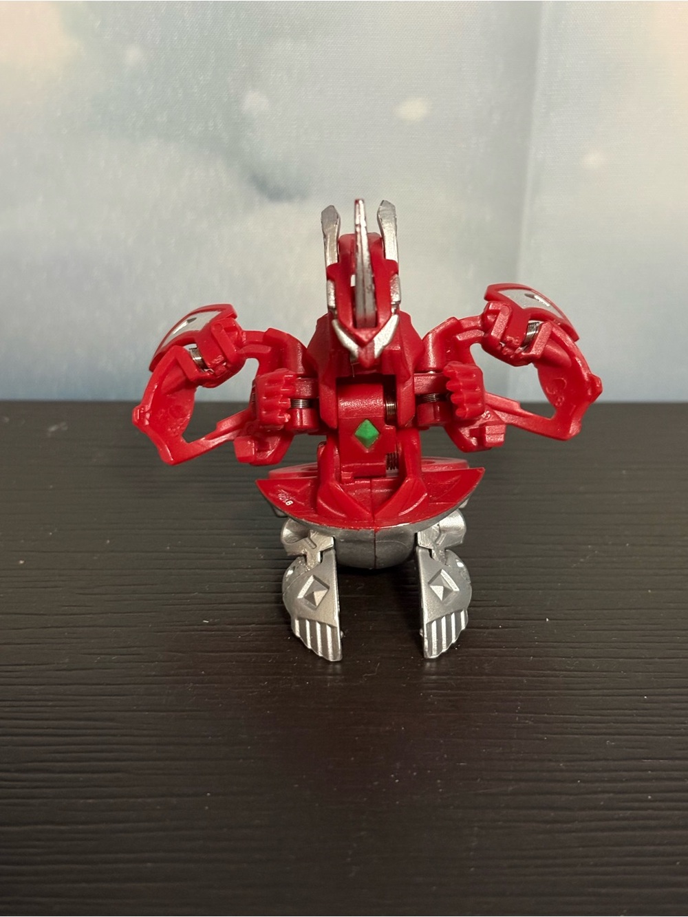 Bakugan Mechtanium Surge Pyrus Titanium Dragonoid 900G loose. HTF PO